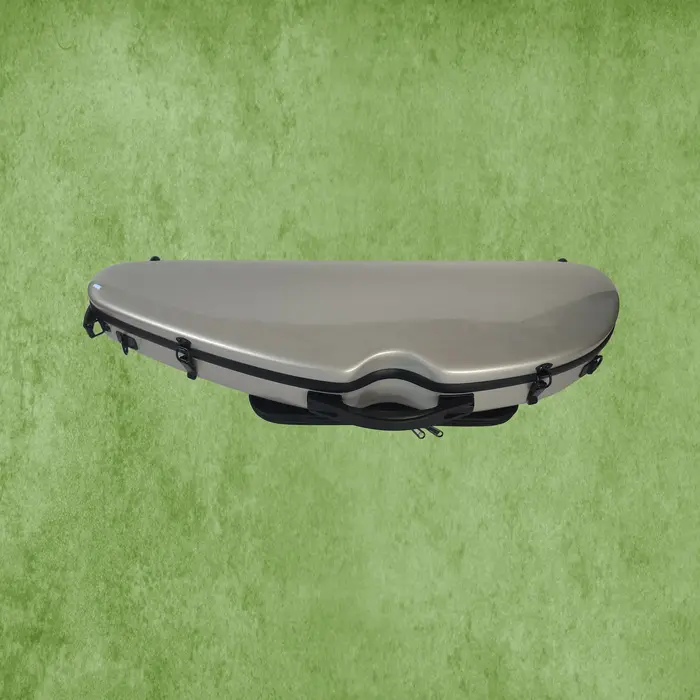 ארגז כסוף חצי ירח half moon לכינור 4/4 מקרבון עם תיק תווים