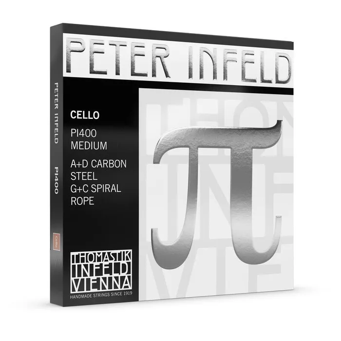 סט מיתרים לצ'לו טומסטיק פטר אינפלד מדיום 4/4 Thomastik Peter Infeld medium