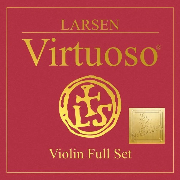 סט מיתרים לכינור לרסן וירטואוזו מדיום Virtuoso Violin set with E ball end medium