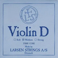 סט מיתרים לכינור לרסן אוריג'ינל מדיום 4/4 Original Violin set with E ball end medium