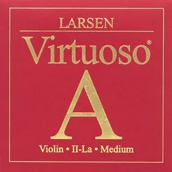 סט מיתרים לכינור לרסן וירטואוזו מדיום Virtuoso Violin set with E ball end medium