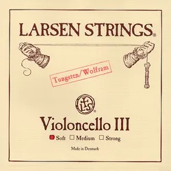 סט מיתרים לצ'לו לרסן אוריג'ינאל סופט Larsen Original Cello - full set (soft)