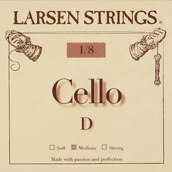 סט מיתרים לצ'לו לרסן אוריג'ינאל מדיום 1/8 Fractional Cello Set Medium