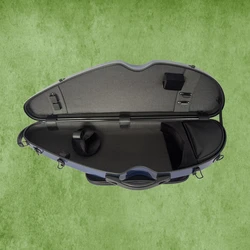 ארגז כחול פנינה חצי ירח half moon לכינור 4/4 מקרבון עם תווים