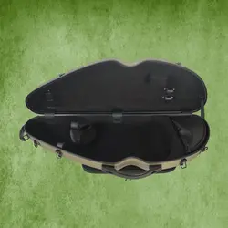 ארגז פייברגלס חצי ירח half moon לכינור 4/4 עם תיק תווים