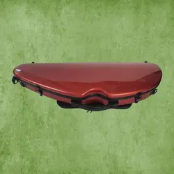 ארגז אדום חצי ירח half moon לכינור 4/4 מקרבון עם תיק תווים