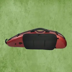 ארגז אדום חצי ירח half moon לכינור 4/4 מקרבון עם תיק תווים