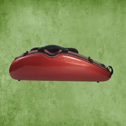 ארגז אדום חצי ירח half moon לכינור 4/4 מקרבון עם תיק תווים