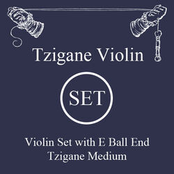 סט מיתרים לכינור לרסן ציגן מידיום Tzigane Violin set medium SV224902