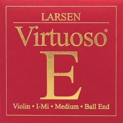 מיתר לכינור מי לרסן וירטואוזו מדיום Larsen Virtuoso Violin - E ball end (medium) SV226112