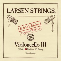 מיתר סול לצ'לו לרסן סולואיסט מדיום Larsen Soloist Cello - G (medium) SC331132