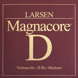 מיתר רה לצ'לו לרסן מגנקור מדיום Larsen Magnacore Cello - D (medium) SC334222