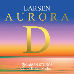 מיתר רה לצ'לו לרסן אורורה מדיום Larsen Aurora Cello - D (medium)
