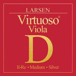 מיתר רה לויולה לרסן וירטואוזו סילבר מדיום Larsen Virtuoso Viola - D Silver (medium) SB222222