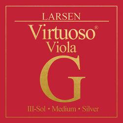 מיתר סול לויולה לרסן וירטואוזו סילבר מדיום Larsen Virtuoso Viola - G Silver (medium) SB222232