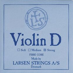 מיתר רה לכינור לרסן אוריג'ינל סטרונג 4/4 Larsen Original Violin - D (strong) SV225133
