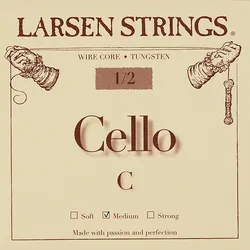 מיתר רה לצ'לו לרסן אוריג'ינל מדיום 1/2 Larsen Original Cello C (medium) SC332242