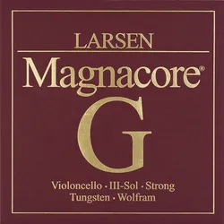 מיתר סול טונגסטן לצ'לו לרסן מגנקור סטרונג Larsen Magnacore Cello - G tungsten (strong) SC334233