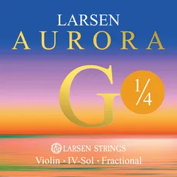 מיתר סול לרסן אורורה מידיום 1/4 Larsen Aurora Violin 1/4 G (medium)