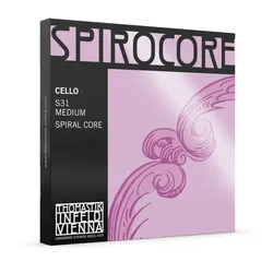סט מיתרים לצ'לו ספירוקור 4/4 Thomastik Spirocore Cello medium, heavy, light S31
