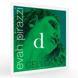 מיתר רה לצ'לו פירסטרו אווה פירצי מדיום Pirastro Evah Pirazzi Cello D Mittel 332220