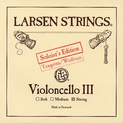 מיתר סול לצ'לו לרסן סולואיסט סטרונג Larsen Soloist Cello - G (strong) SC331133