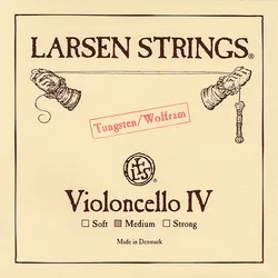 מיתר דו טונגסטן לצ'לו לרסן אוריג'ינל מדיום Larsen Original Cello - C tungsten (medium) SC333142