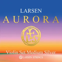 סט מיתרים לכינור לרסן אורורה מדיום סילבר 4/4 Aurora Silver medium