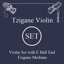 סט מיתרים לכינור לרסן ציגן מידיום Tzigane Violin set medium