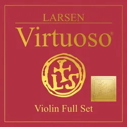 סט מיתרים לכינור לרסן וירטואוזו מדיום Virtuoso Violin set with E ball end medium