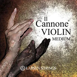 סט מיתרים לכינור שלם אלקנונה לרסןLarsen Il Cannone Violin - full set (medium)
