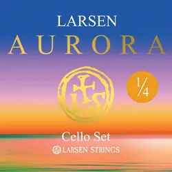 סט מיתרים לצ'לו לרסן אורורה מדיום 1/4 Aurora Cello Set Medium