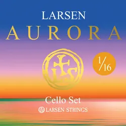 סט מיתרים לצ'לו לרסן אורורה מדיום 1/16 Aurora Cello Set Medium