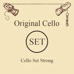 סט מיתרים לצ'לו לרסן אוריג'ינאל סטרונג Larsen Original Cello - full set (strong)