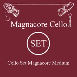 סט מיתרים לצ'לו לרסן מגנקור מדיום Larsen Magnacore Cello - full set (medium)