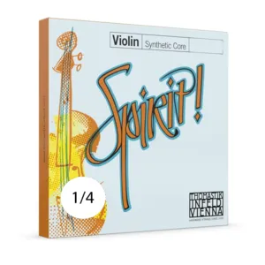 סט מיתרים לכינור טומסטיק ספיריט 1/4 מדיום Thomastik Spirit medium sp100