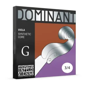 מיתר סול לויולה טומסטיק דומיננט 3/4 Thomastik Dominant Viola medium G