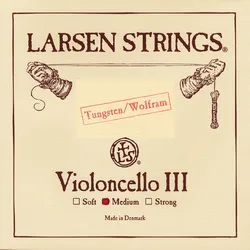 מיתר סול טונגסטן לצ'לו לרסן אוריג'ינל מדיום Larsen Original Cello - G Tungsten (medium) SC333132